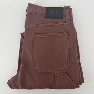 BDG Urban Outfitters Men's Carpenter Pants Brown Cotton Straight Leg Size 32x30